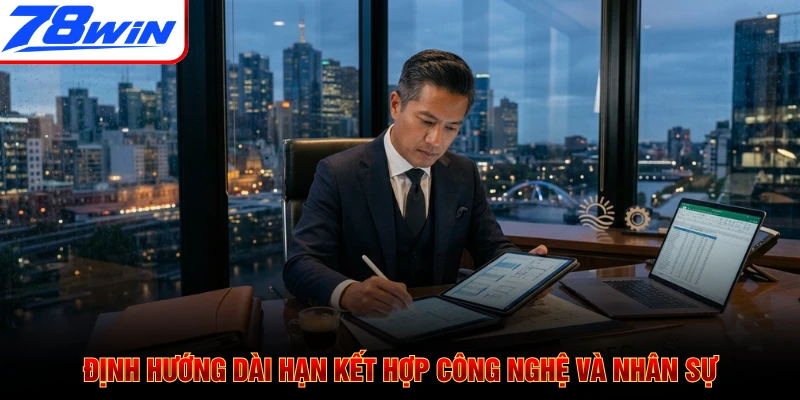 Định hướng dài hạn kết hợp công nghệ và nhân sự
